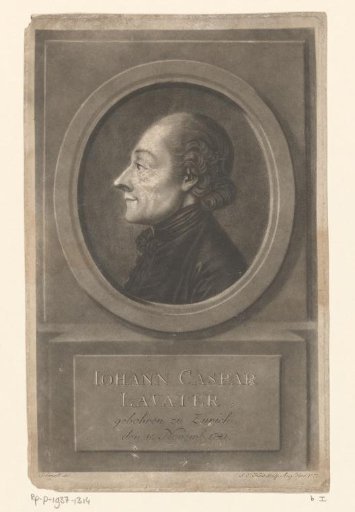 Portrait of Johann Caspar Lavater