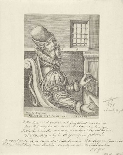 Portrait of Melchior Hofmann