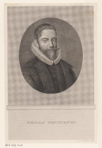 Portrait of Nicolaas Grevinkhoven