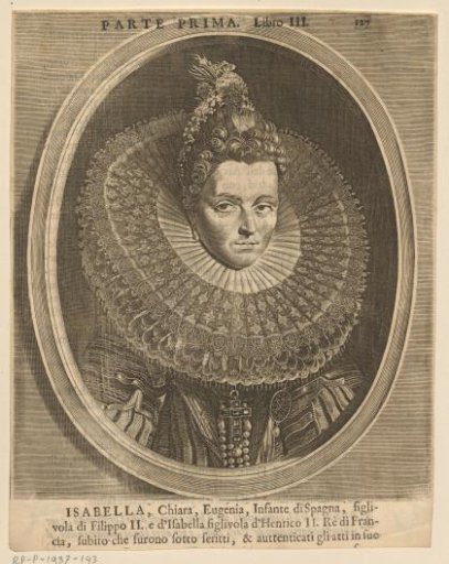 Portrait of Isabella Clara Eugenia, Infanta of Spain