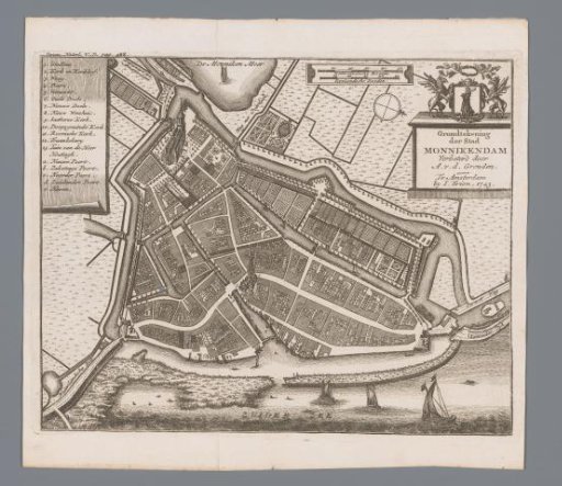 Plan of Monnickendam
