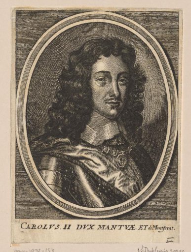 Portrait of Carlo (II) Gonzaga, Duke of Mantua and Montferrat