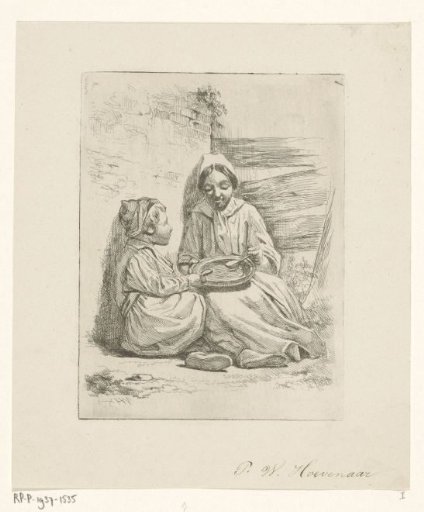 Girl and boy spooning from a bowl