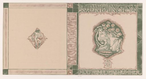 Cover design for: Wendingen, Woodcutters' Issue, 1919