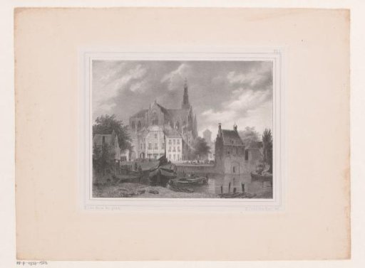 City view with church