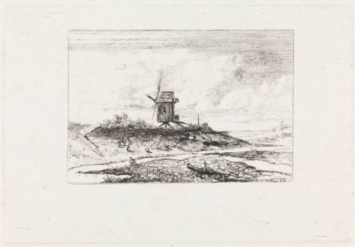 Landscape with a mill