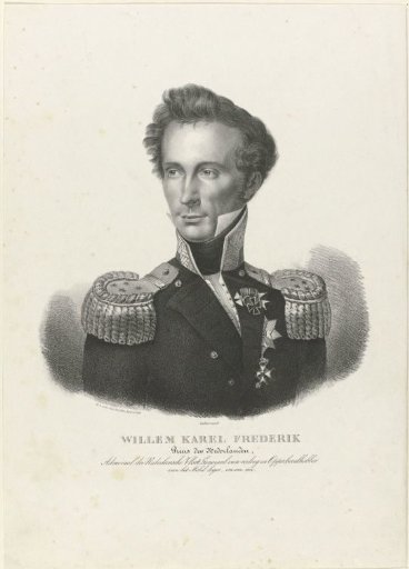 Portrait of Frederik, Prince of the Netherlands