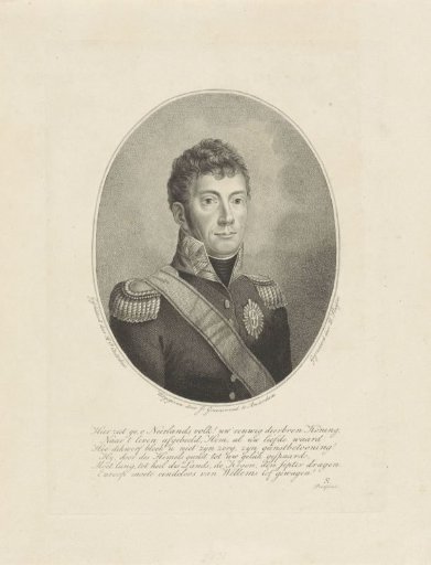Portrait of Willem I Frederik, King of the Netherlands