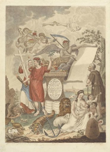 Birth and wedding scene