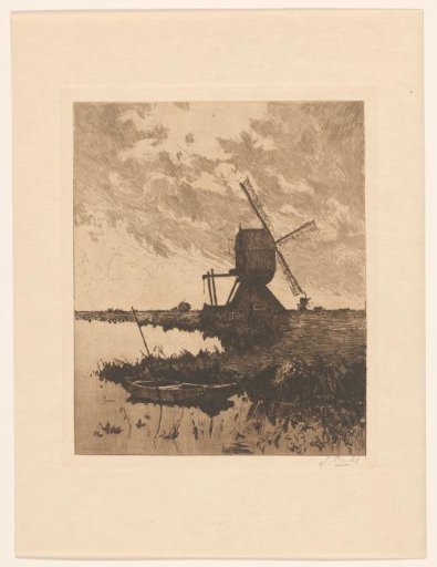 Landscape with mills at Haastrecht