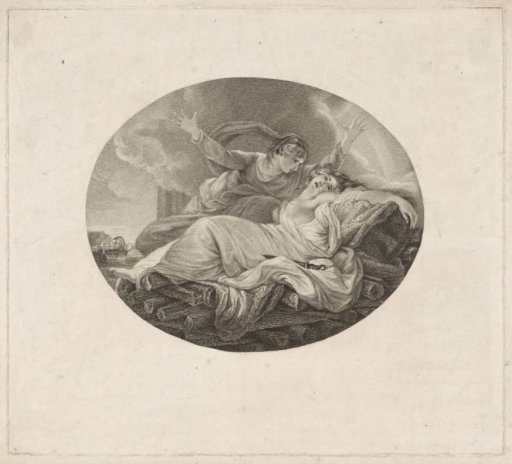Dido on the pyre