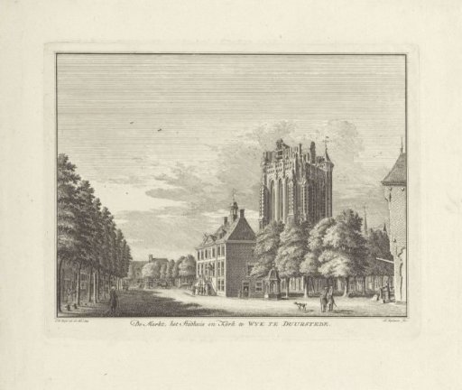 View of the Market at Wijk bij Duurstede