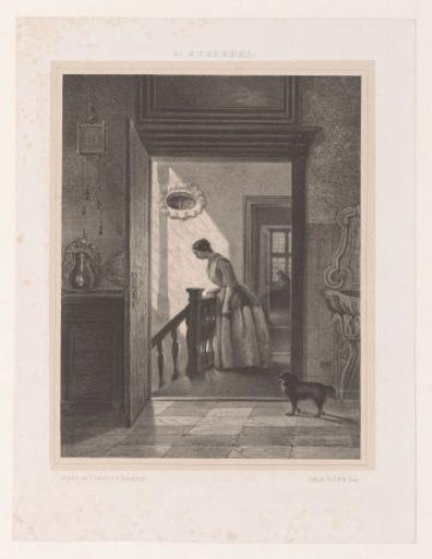 Woman at a Staircase