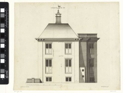 Side View of the Country House De Nes at Vreeland