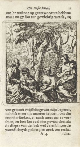 Company in the woods