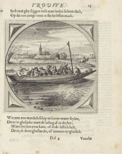 Figures in a towboat