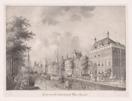 The Coat of Arms of Amsterdam on the Kloveniersburgwal