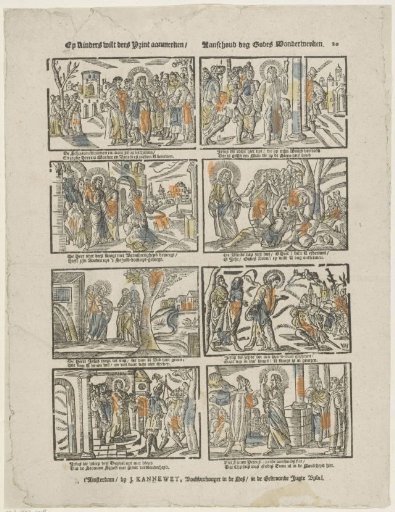 O children, consider this print / Behold God's wonderful works