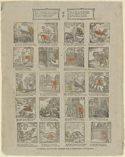 Come, little friends, come, little friends, / Here are twenty pretty prints (...)