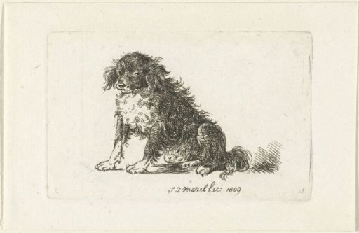 Seated dog