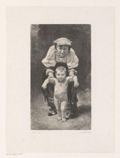 Italian Woman with a Boy