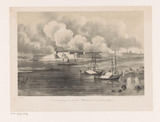 View of the City of Allahabad during the Conquest by the Rebels in 1857