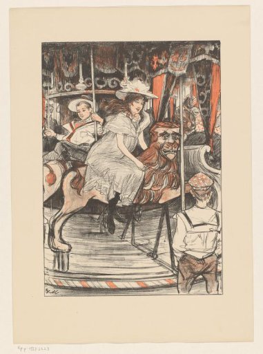 Children in a Carousel