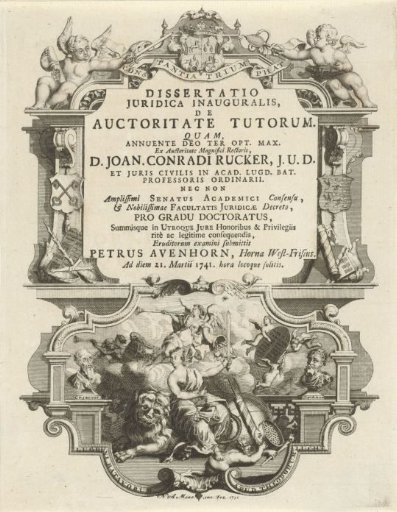 Justice seated on the Lion of Holland