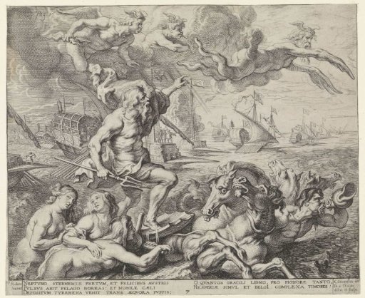 The Journey from Barcelona to Genoa; Entry of Ferdinand into Antwerp in 1635 (No. 7)