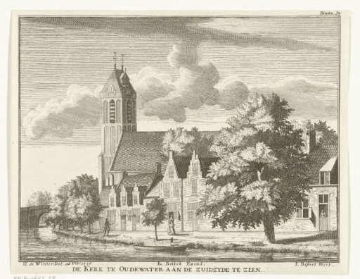 View of the Great or Saint Michael's Church in Oudewater