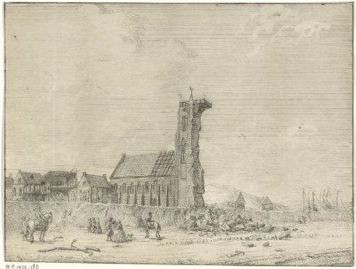 Collapsed Tower at Egmond aan Zee, 1741