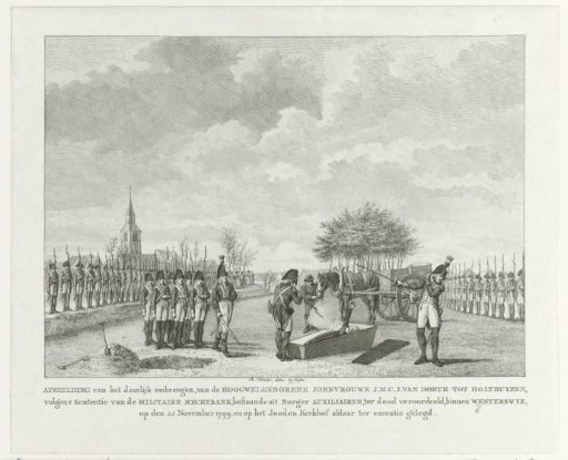 The execution of the Countess of Dorth, 1799