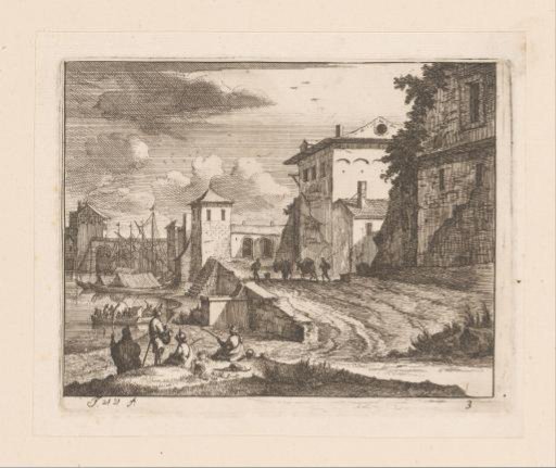 Quays of an Italian harbour