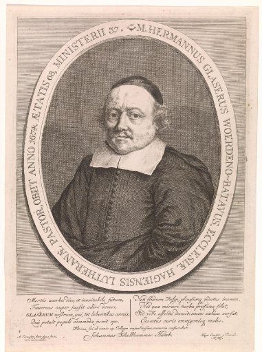 Portrait of Hermanus Glaserus