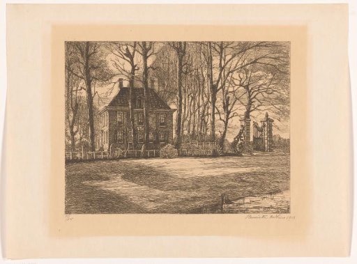Meerhuizen on the Amsteldijk, where the exhibition 'The Woman 1813-1913' was held