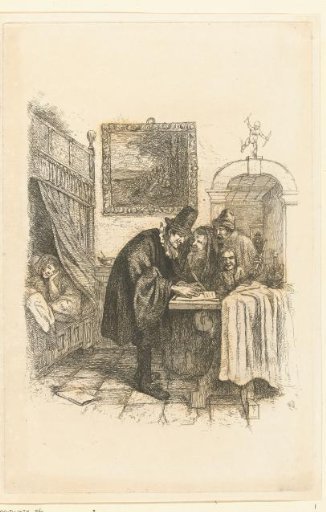 Doctor paying a house call to a sick woman