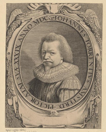 Portrait of Johannes Torrentius at the age of 39