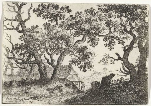 Landscape with a Traveler at a House