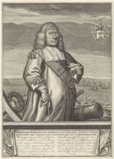 Portrait of Volkert Schram, Vice-Admiral of Holland and West-Friesland