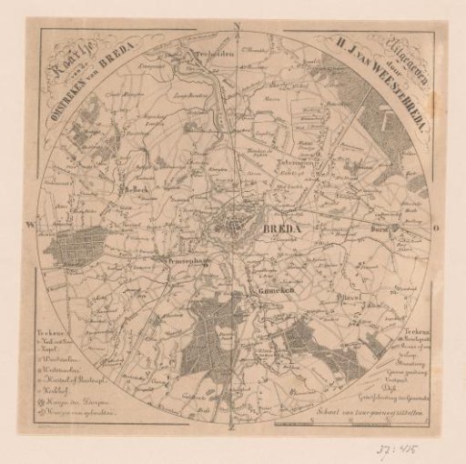 Map of Breda and Surroundings