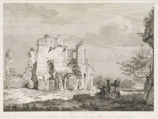 Company at the Ruin of the Abbey at Rijnsburg