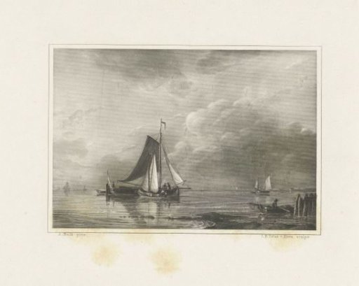 Sailing ships on the water