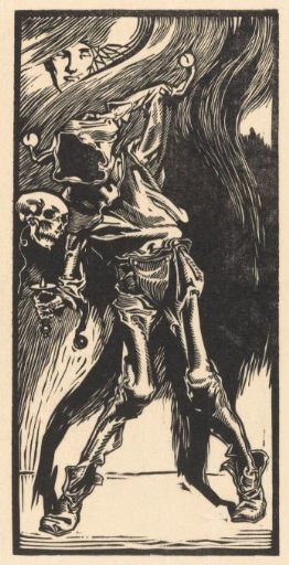 Death as a Harlequin Playing Bilboquet