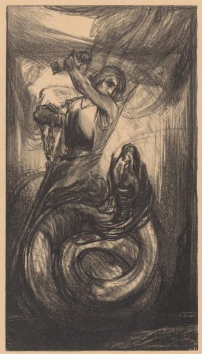 Angel Chains Satan for a Thousand Years