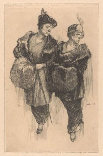Two Women in Furs