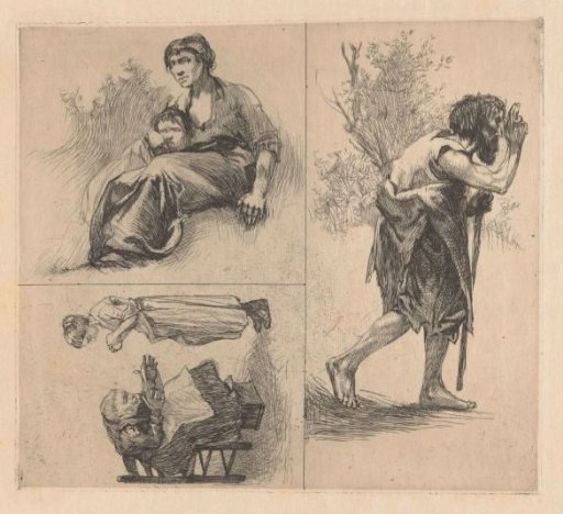 Three Representations with Human Figures