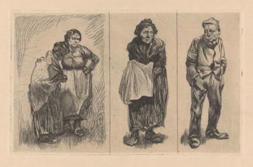 Three Representations with Human Figures