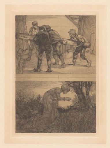 Two Scenes with Human Figures