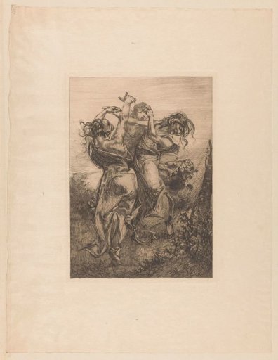 Dancing Women with a Satyr