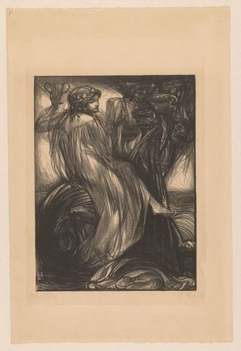 The Whore of Babylon Sitting on the Seven-Headed Beast